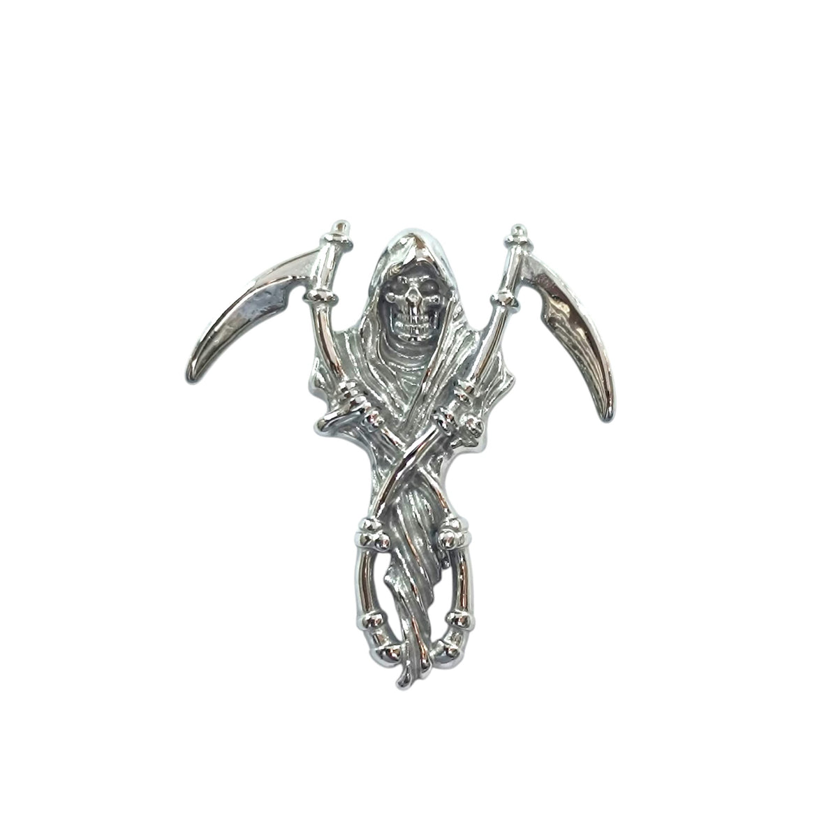 Colgante Acero Santa Muerte 40 mm REF 600104129-06