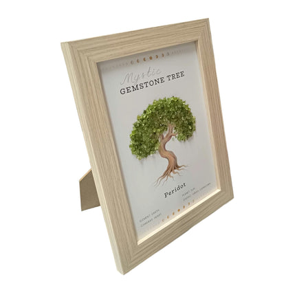 Cuadro Decoracion Arbol Con Minerales Chips Piedra Olivino 21x15 Cms Ref: 600104521