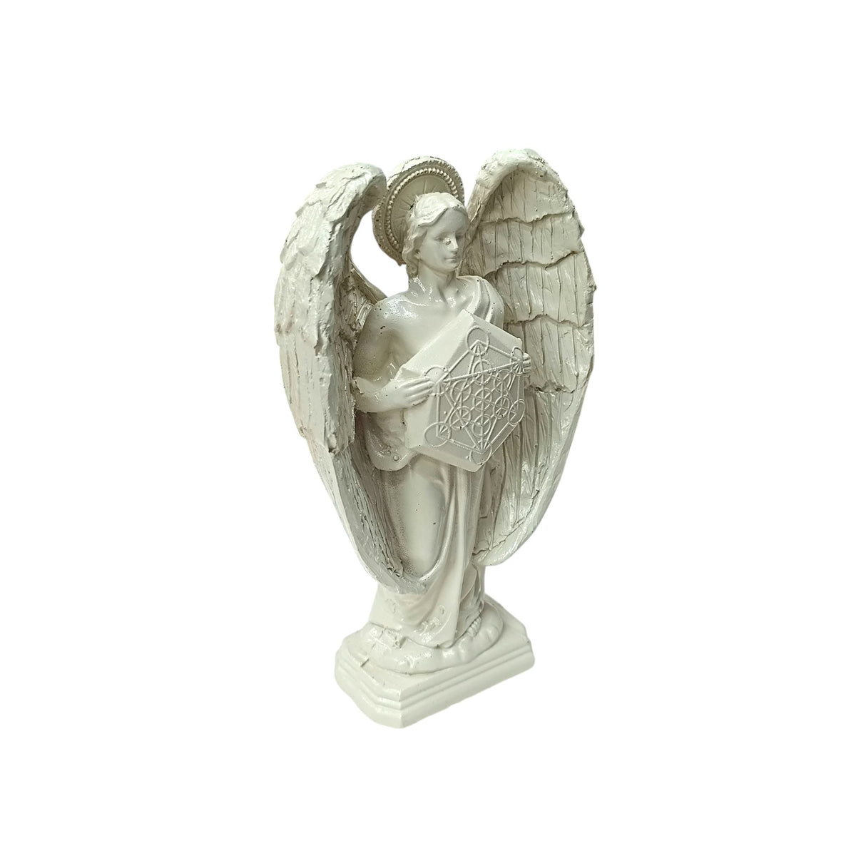 Figura En Resina Diosa Metratón 15 Cms Aprox Color Blanco REF 600104558