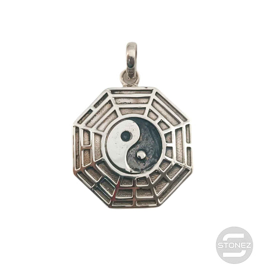 36659 Colgante De Plata 925 Yin Yang 30 mm