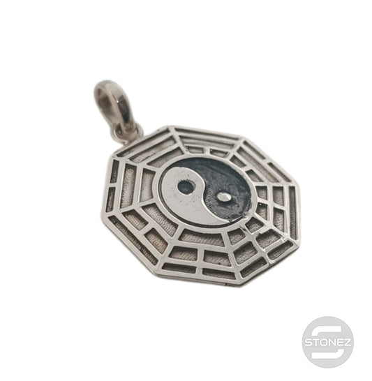36659 Colgante De Plata 925 Yin Yang 30 mm