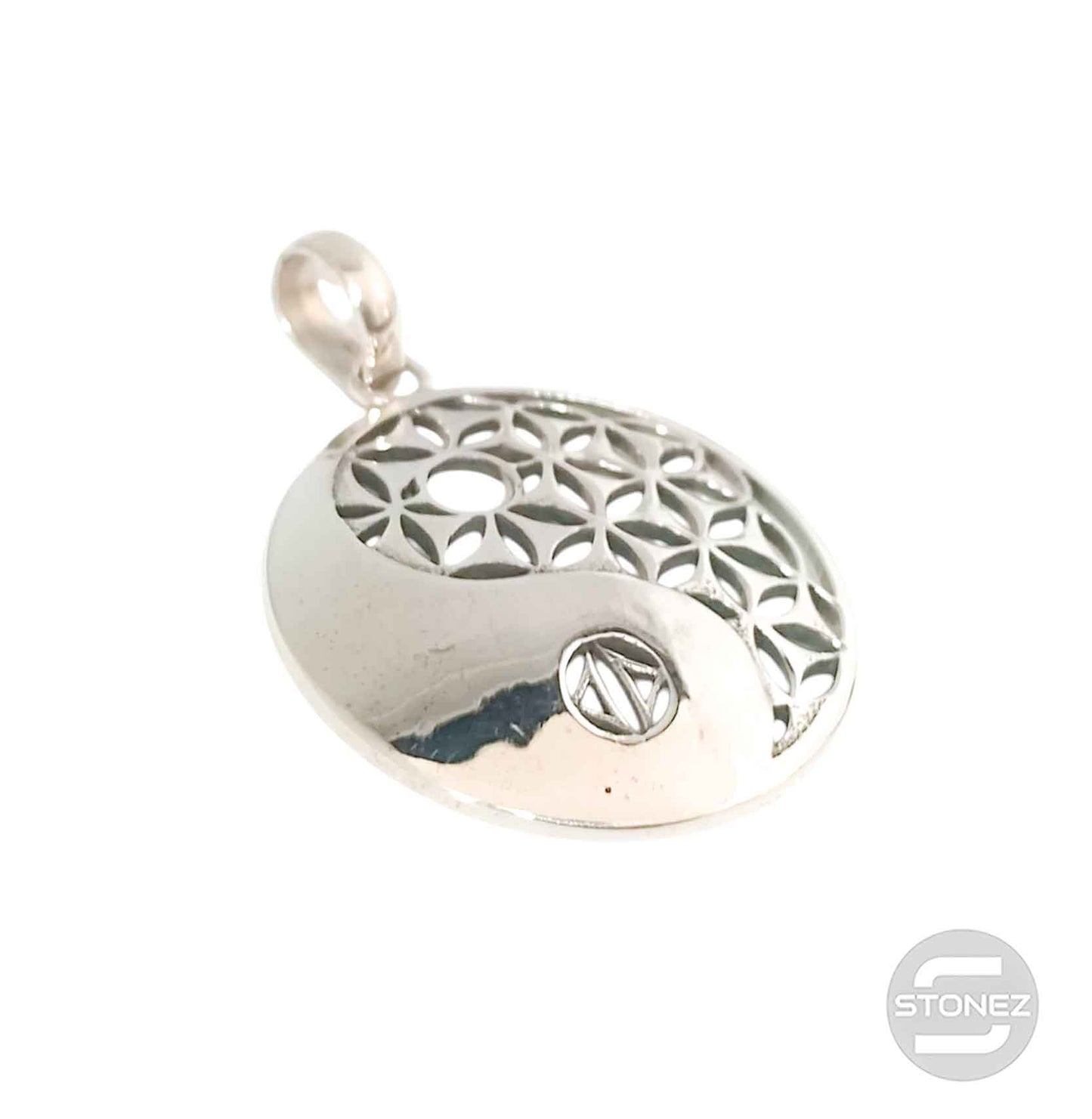 36662 Colgante De Plata 925 Yin Yang 30 mm