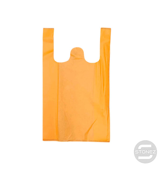 37382 Paquete 50 Bolsas Tela Color Naranja 30x50 Cms Aprox