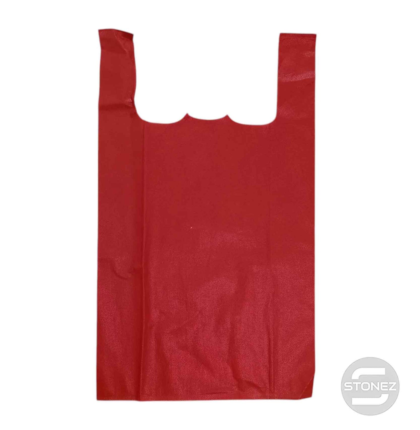 37383 Paquete 50 Bolsas Tela Color Rojo 32x58 Cms Aprox