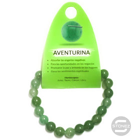 37625-12 Pulsera De Aventurina 8 mm