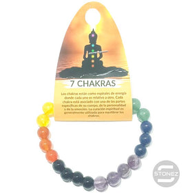 37627 Pulsera 7 Chakras 8 mm