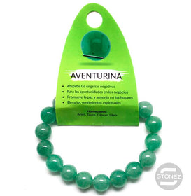 37637-12 Pulsera De Aventurina 10 mm