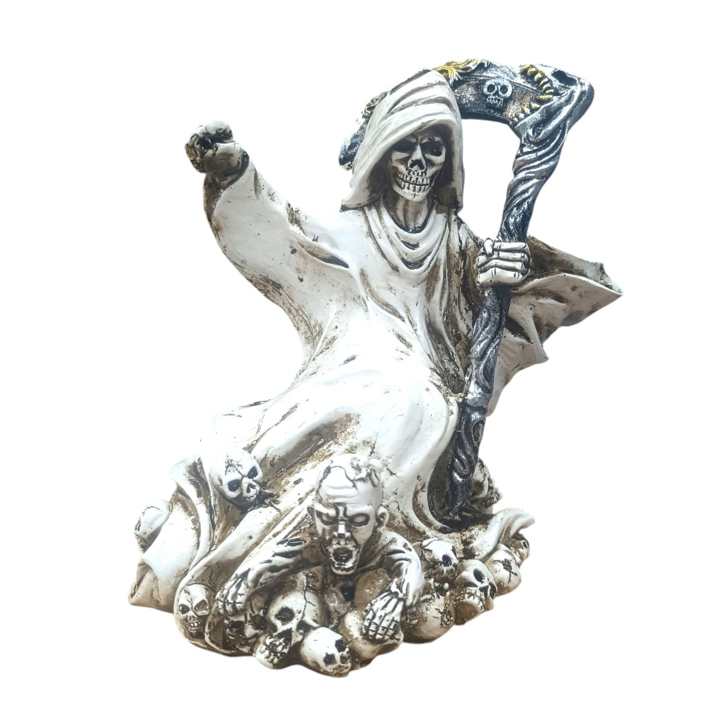 Figura En Resina Santa Muerte 20 Cms Aprox Blanco REF: 600104471