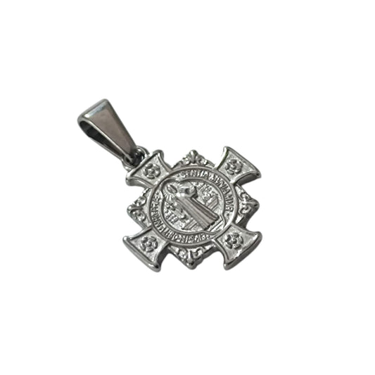 600103449-11 Colgante Acero Cruz San Benito 20 mm