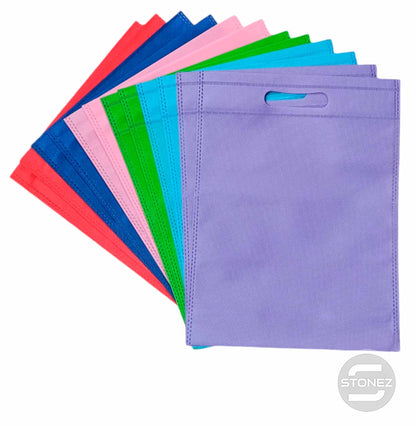 38245 Paquete 12 Bolsas Tela Colores Surtidos 25x33 Cms Aprox - stonez