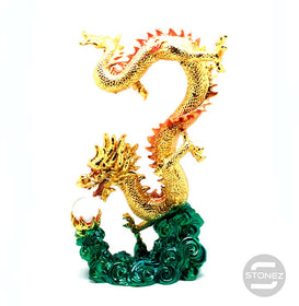 38654 FIgura Dragón Chino 37x22 Cms.