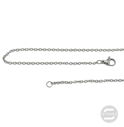 38854 Paquete 10 Cadenas Acero 60 CMS 1mm Aprox De Grosor A5 - stonez