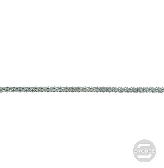 39177-60 CORB 18 Cadena Plata 925 Con Baño Rodio 60 Cms Grosor 2 mm aprox