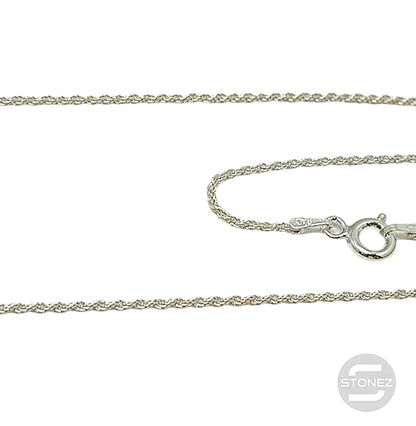 39286-50 CORDA25 Cadena Plata Cordón 925 50 Cms Grosor 1 mm aprox