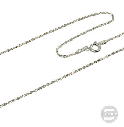 39286-50 CORDA25 Cadena Plata Cordón 925 50 Cms Grosor 1 mm aprox