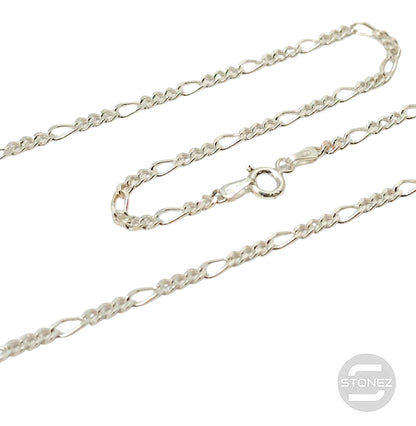 ALT70 3+1 Cadena Plata 925 45 Cms Grosor 3x1 mm aprox 39636-45