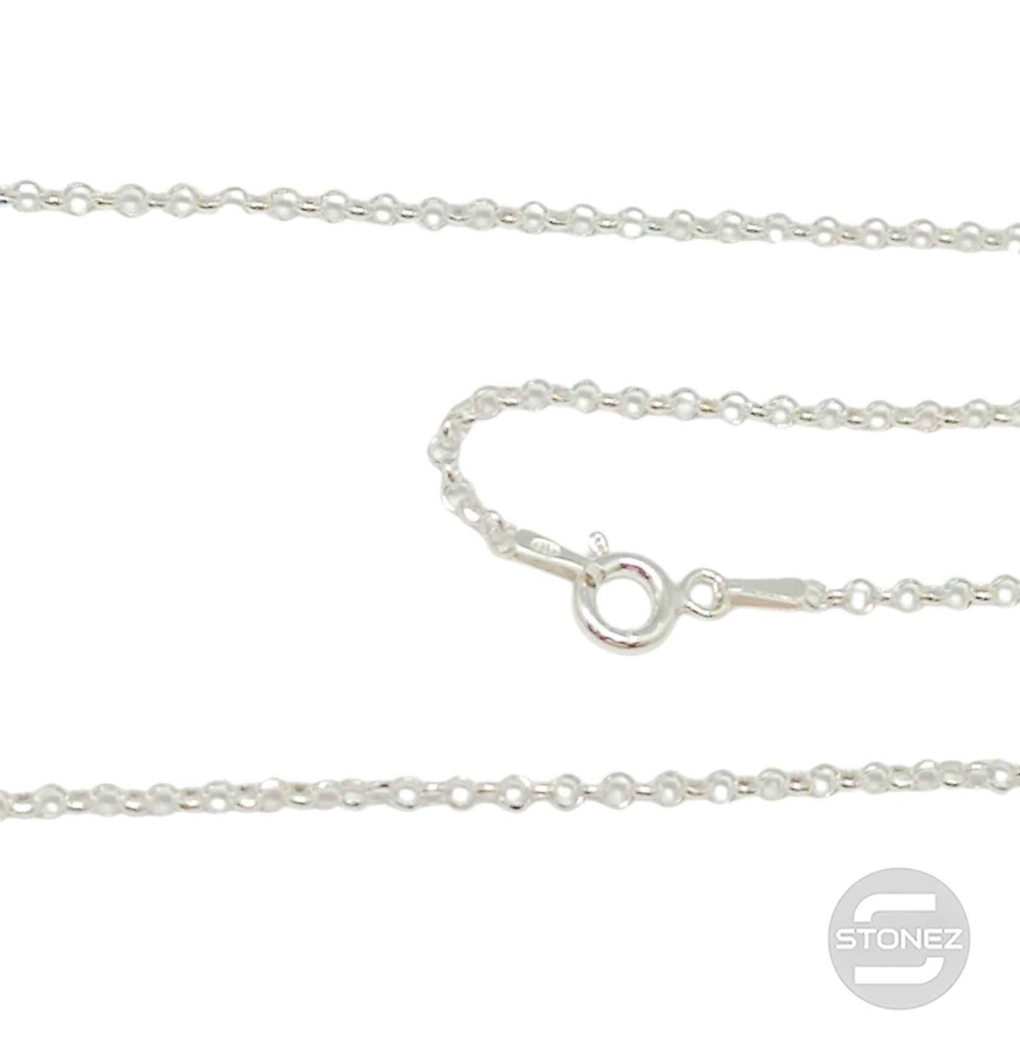 39664_45 KR27 Cadena Plata 925 45 Cms Grosor 2X1 mm aprox