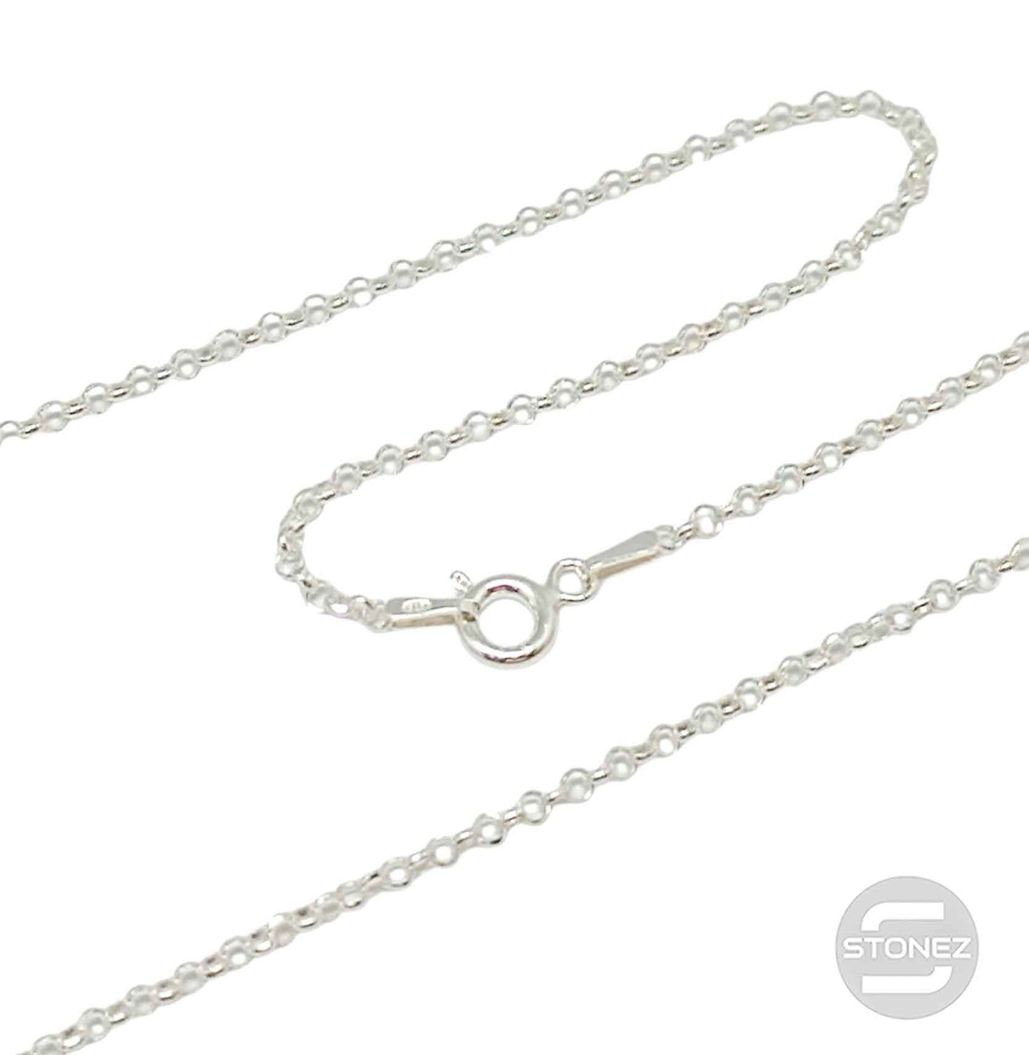 39664_45 KR27 Cadena Plata 925 45 Cms Grosor 2X1 mm aprox