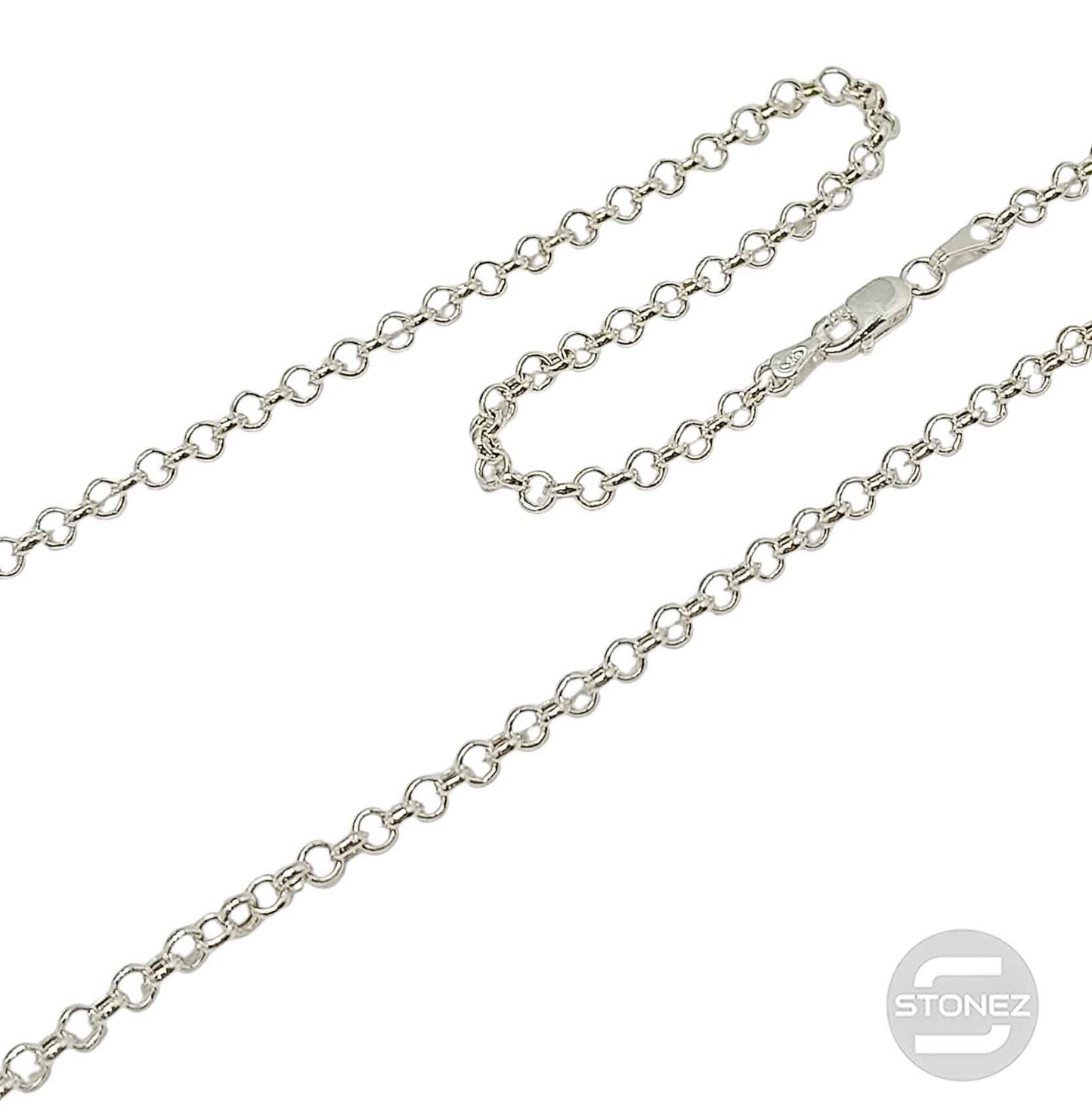 39782-45 ROLO 3 Cadena Plata 925 45 Cms Grosor 3 mm aprox