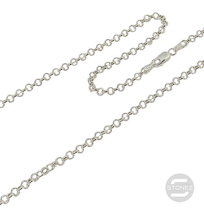39782-50 ROLO 3 Cadena Plata 925 50 Cms Grosor 3 mm aprox