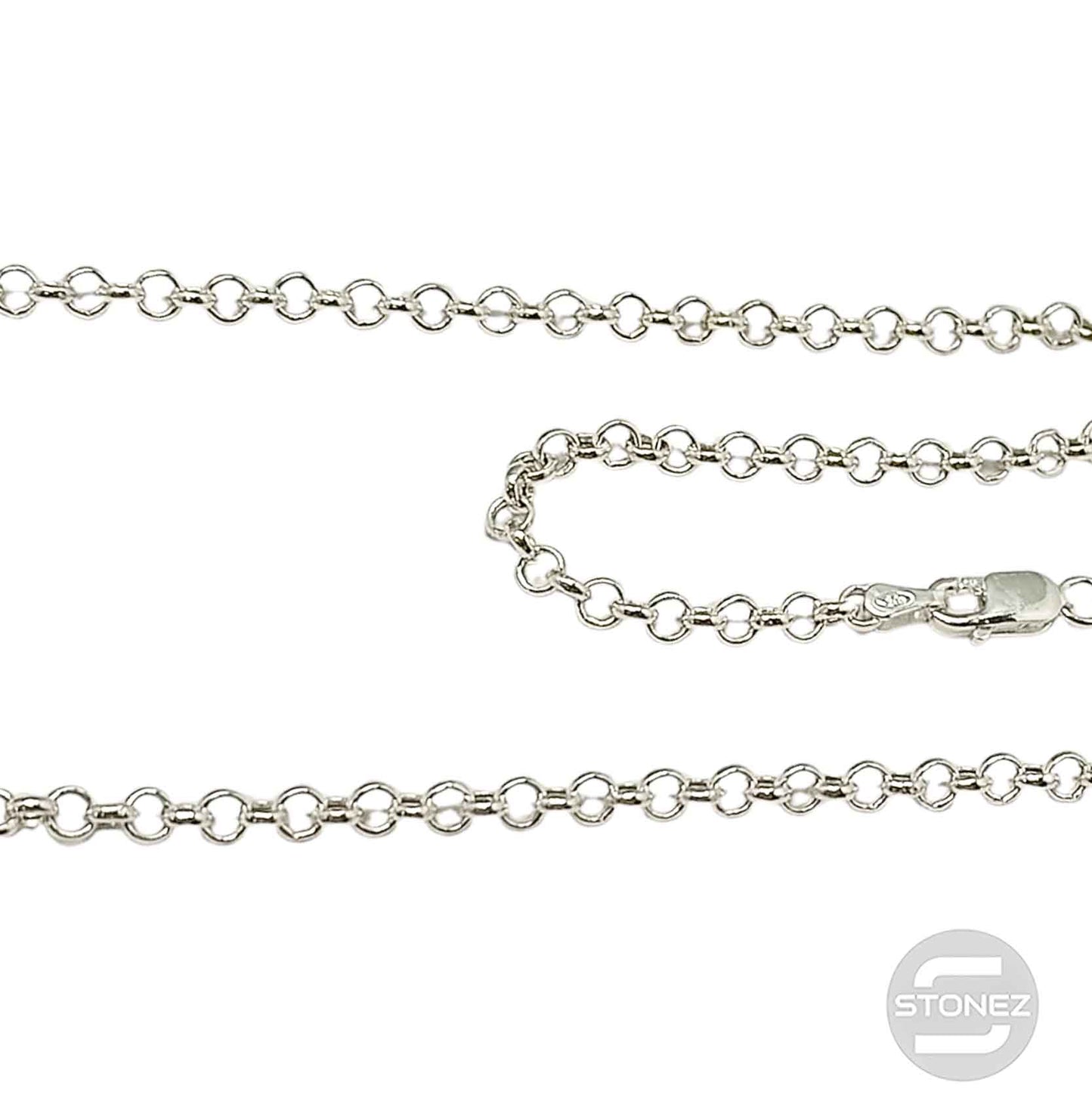 39782-45 ROLO 3 Cadena Plata 925 45 Cms Grosor 3 mm aprox