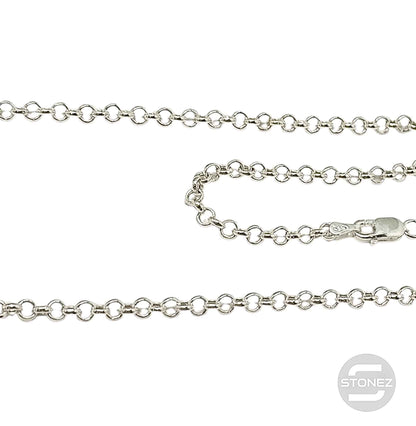 39782-50 ROLO 3 Cadena Plata 925 50 Cms Grosor 3 mm aprox