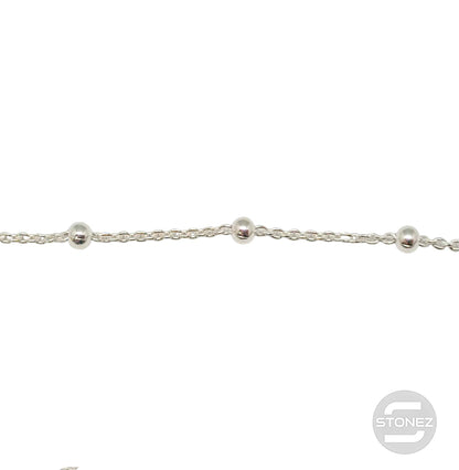 39783-45 CFP514 Cadena Plata 925 45 Cms Grosor 1x1 Bola 3 mm aprox