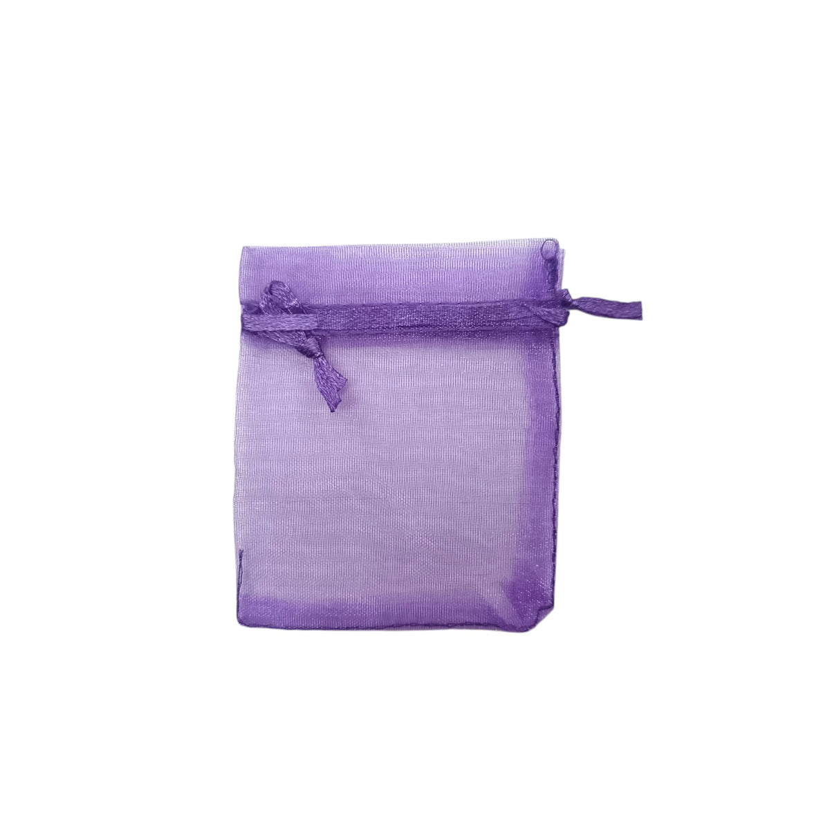 Paquete 100 Bolsas Organza Color Morado 7x9 Cms Aprox 600104580