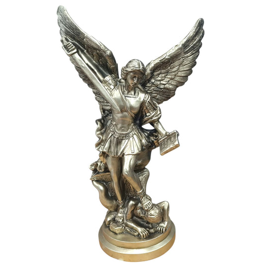 Figura Arcangel San Miguel 40 Cms Aprox Color Dorado 600104470