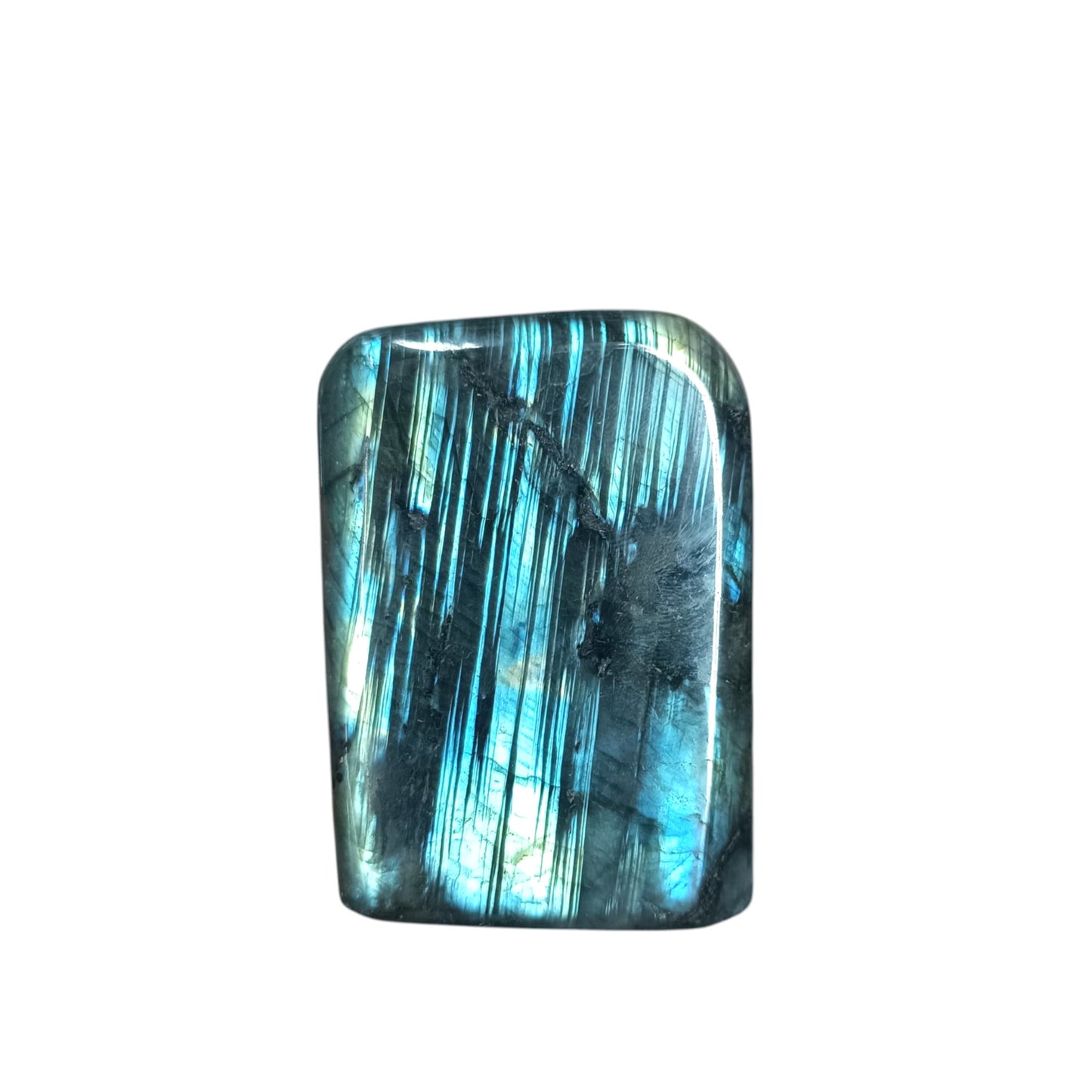 Pieza Labradorita Pulida 645 gramos aprox  9X6 Cms Aprox (PIEZA UNICA) Pieza N2