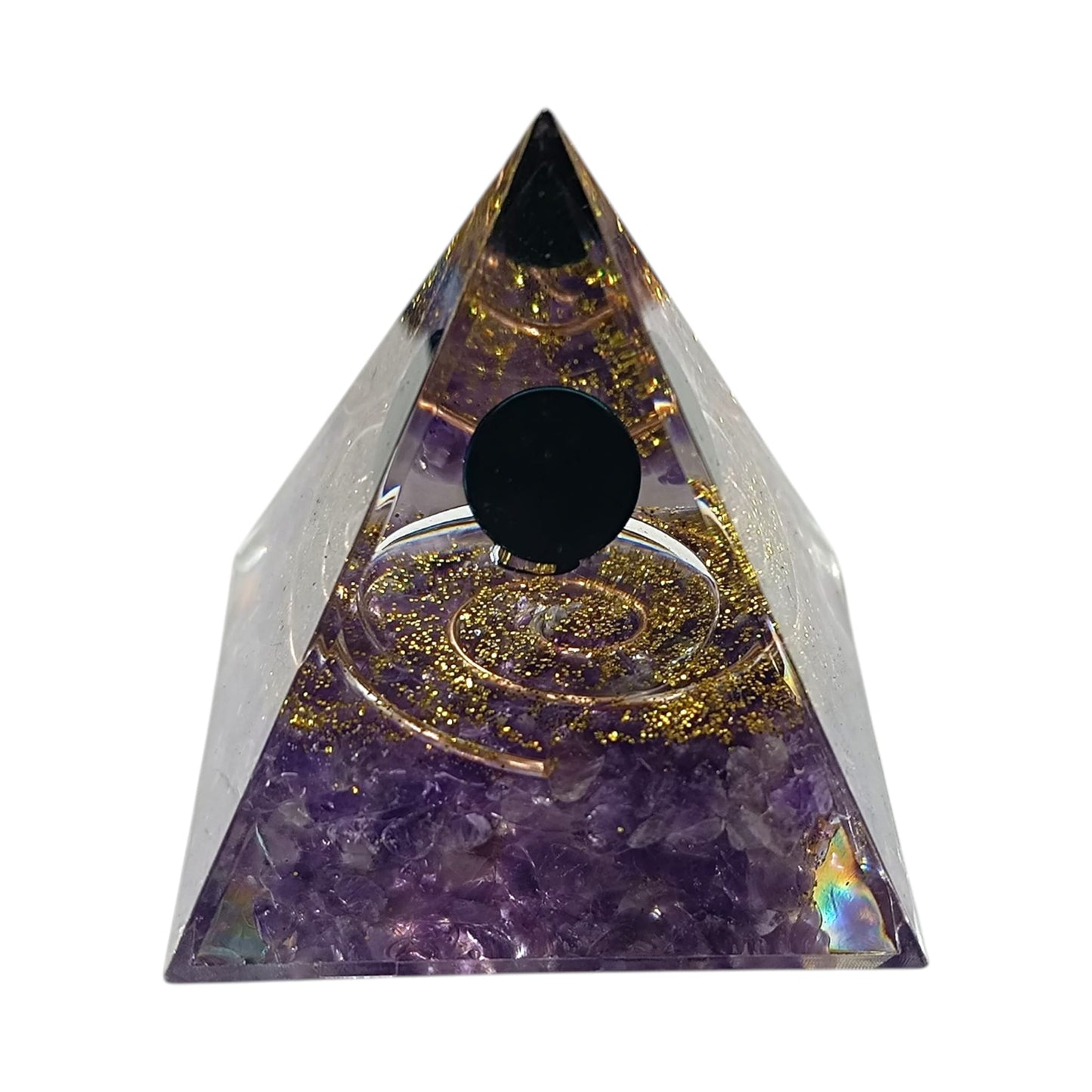 Pirámide Orgonita Con Mineráles 5 Cms Aprox 400202371-003A
