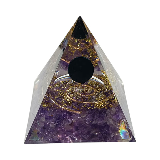 Pirámide Orgonita Con Mineráles 5 Cms Aprox 400202371-003A - stonez