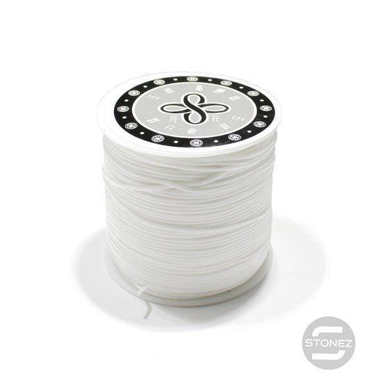 400201593-02 Hilo Nylon Trenzado Blanco 1 mm 72 Metros