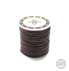 400201593-06 Hilo Nylon Trenzado Marrón Oscuro 1 mm 72 Metros