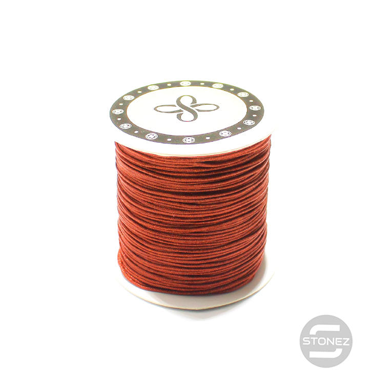 400201593-08 Hilo Nylon Trenzado Marrón 1 mm 72 Metros