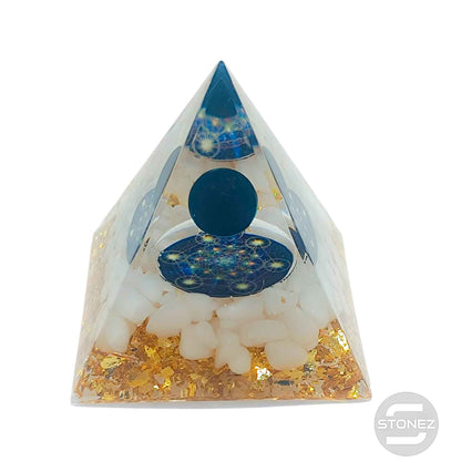 400202371-001 Pirámide Orgonita Con Mineráles 5 Cms Aprox - stonez