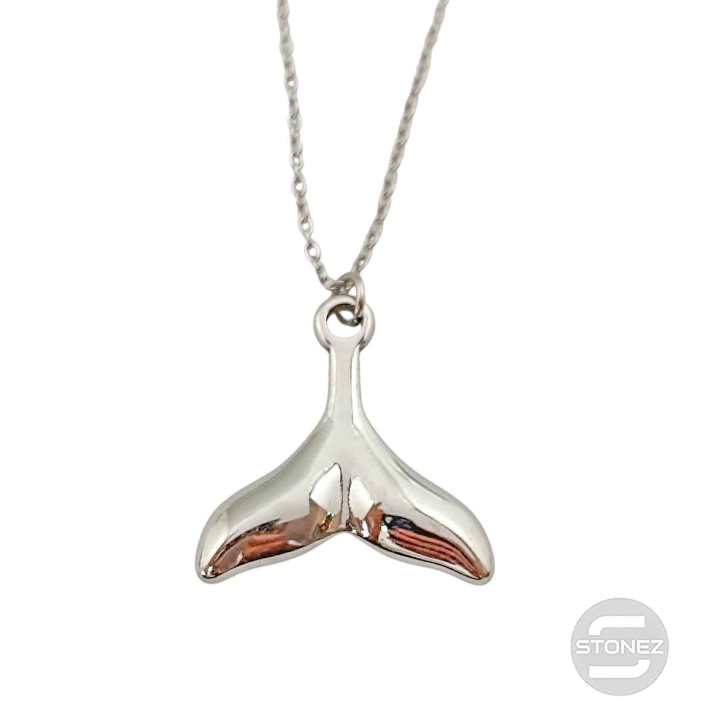 400503247-09 Collar Acero Cola Ballena Cadena 40+5 Cms
