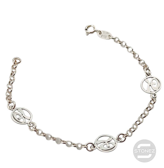400701518 Pulsera Indalo Plata 925 18 Cms Aprox