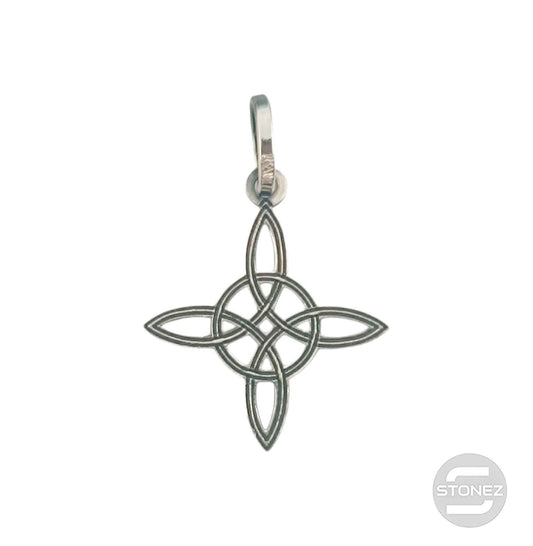 400701531 Colgante De Plata 925 Nudo De Bruja 23 mm