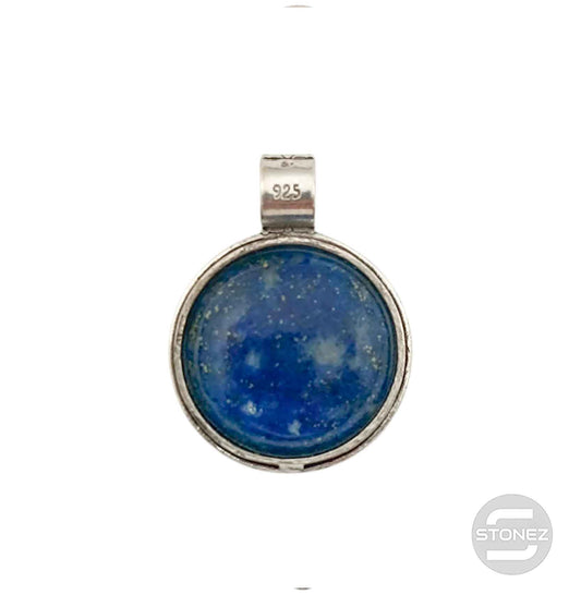400802940 Colgante Doble Cara Plata 925 Gotlant Lapislazuli 13 mm Aprox (UNIDADES LIMITADAS)