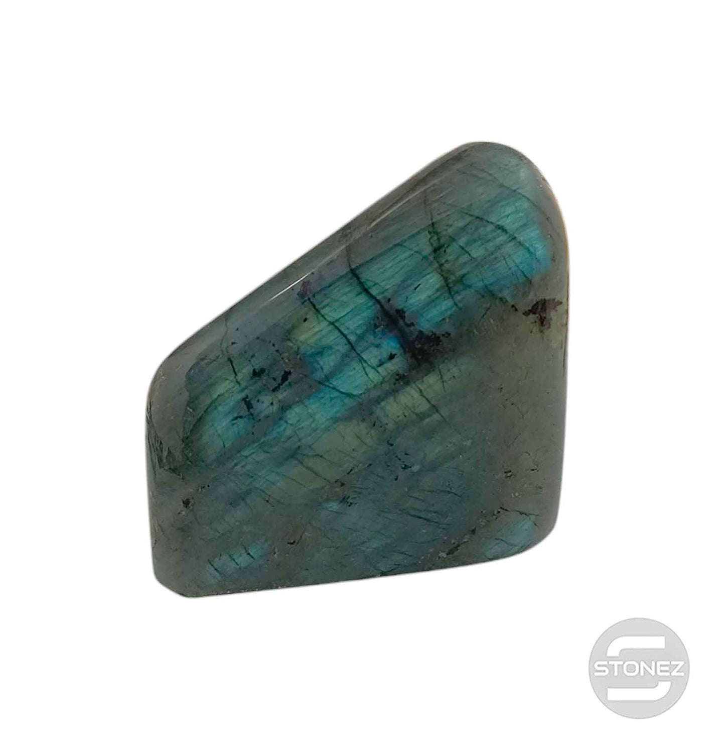 401002965-03 Labradorita  Madagascar Pulida 0.470 Gramos 8 Cms Aprox