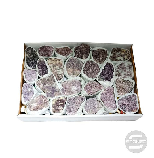 40101773 Caja De Minerales Lepidolita En Bruto