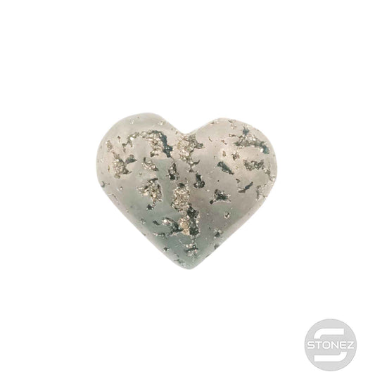 401002972-5 Corazón Mineral Pirita 6 Cms Aprox (135 gramos) pieza unica N5