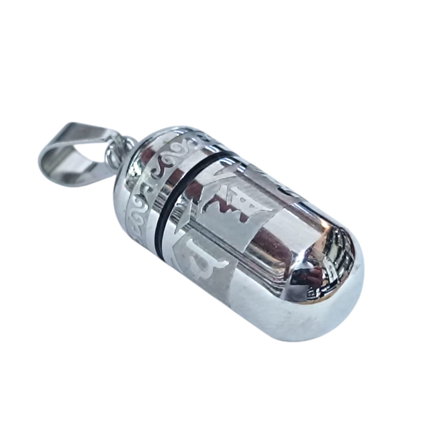 Colgante Acero Cofre Grabado Om Mani Padme Hum 3 Cms 600103433-04