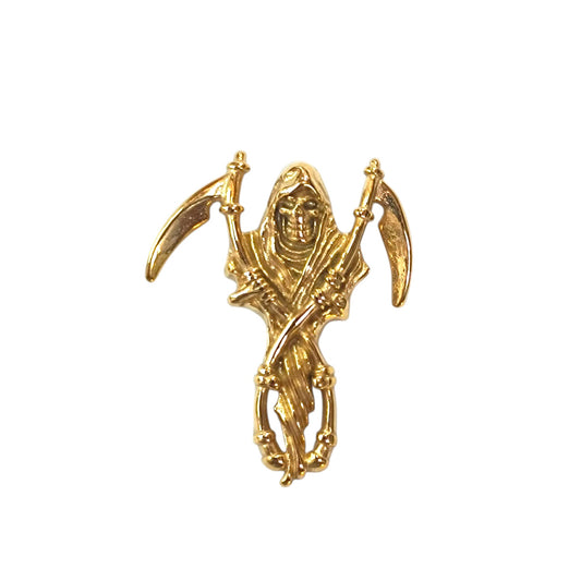 Colgante Acero Dorado Santa Muerte 40 mm REF 600104128-07