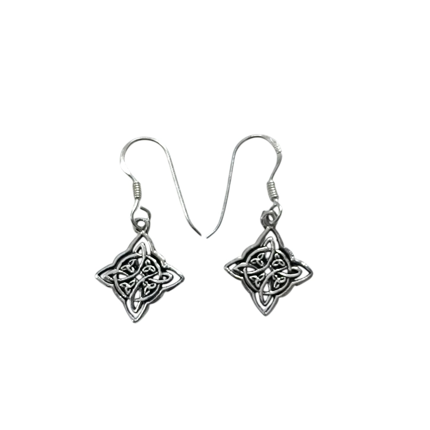 500303569 Pendientes Plata 925 Nudo De Bruja 14 mm Aprox