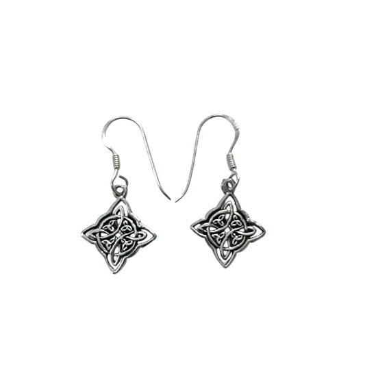 500303569 Pendientes Plata 925 Nudo De Bruja 14 mm Aprox