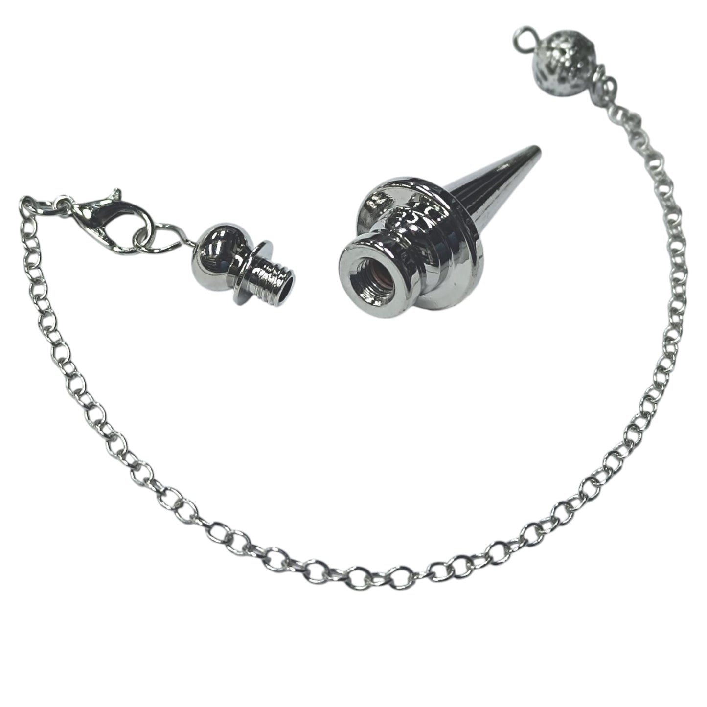 Pendulo Metal Color Plata Parte Superior Con Rosca Para Testigo 112201003-13