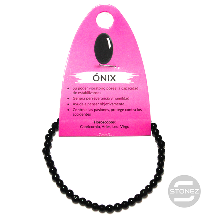 Pulsera De Onix 4 mm