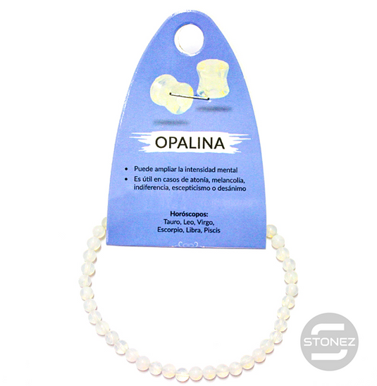 49233-08 Pulsera De Opalina 4 mm